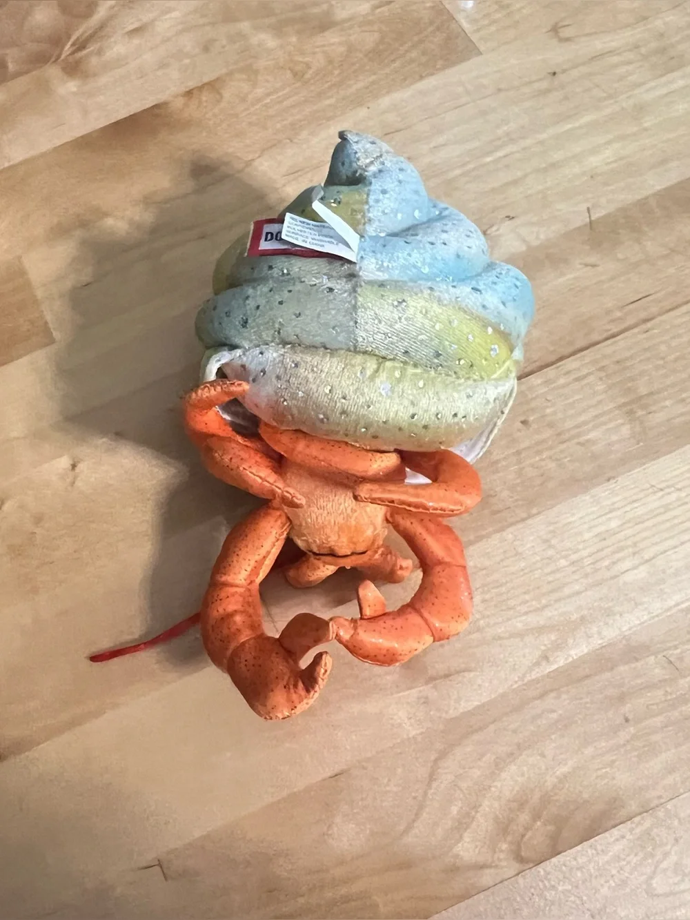 VTG Douglas Hermit Crab in Shell Plush 2012 #3729B RETIRED Ocean Sea Life Beach